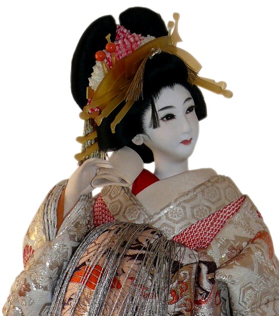 japanese antique oiran dol
