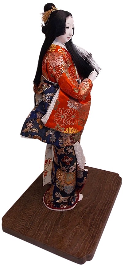 Japanese antique doll of a young noble lady