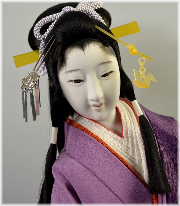 japanese traditional doll of a dancing young woman, 1970's