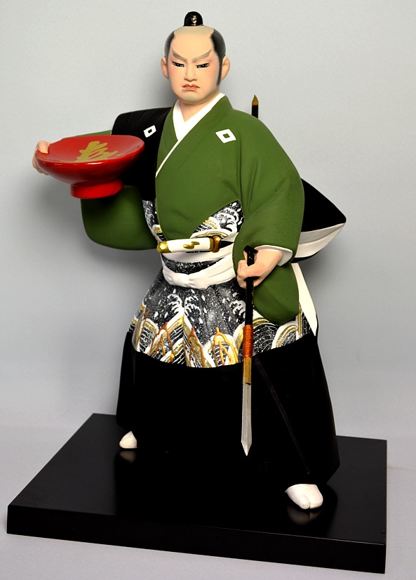 samurai warrior, japanese clay doll. The Black Samurai Online Store