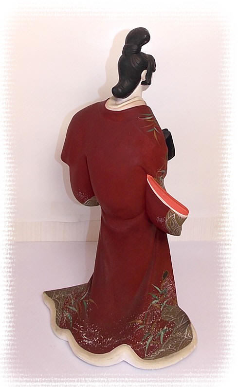 JJapanese Noble Lady, Japanese antique Hakata doll