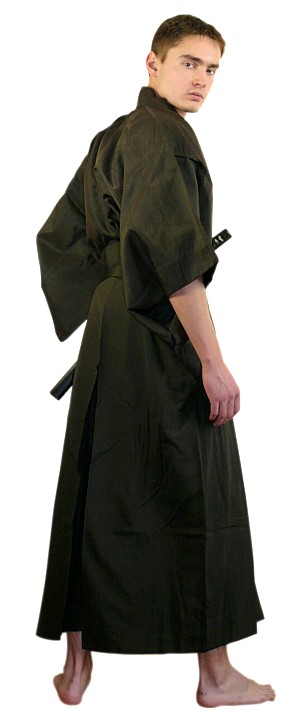 japanese traditional clothes: kimono and hakama