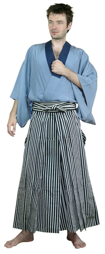 japanese traditional striped hakama