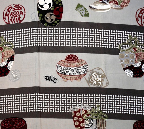 man kimono, vintage, fabric pattern 