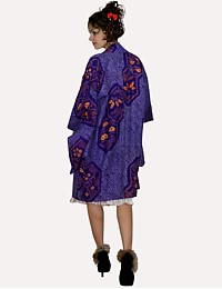 haori, japanese traditional silk jacket