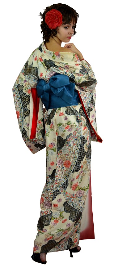 Kimono Japonais, 1950's. The Black Samurai Online Store