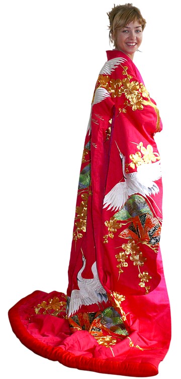 japanese  traditional wedding gown. The Black Samurai Online Store