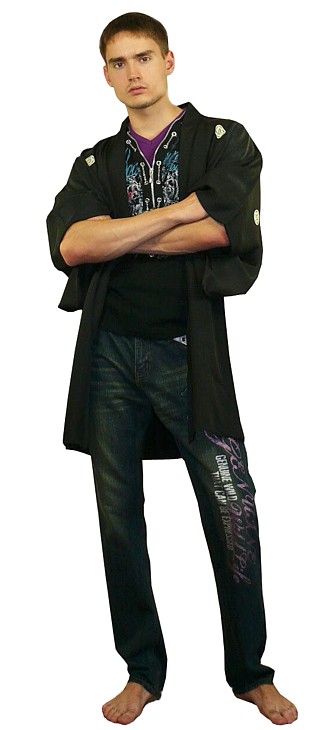 японская традиционная одежда: хаори из шелка