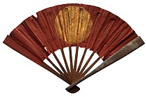 самурайский боевой веер тэссэн, эпоха Эдо