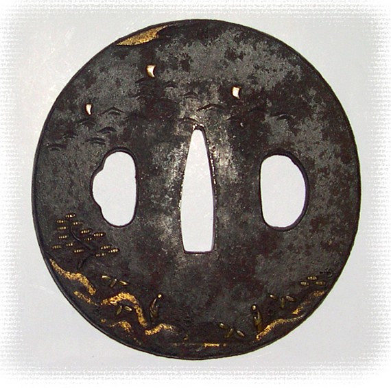 японская коллекция самурасйкого искусства: цуба - гарда японского меча